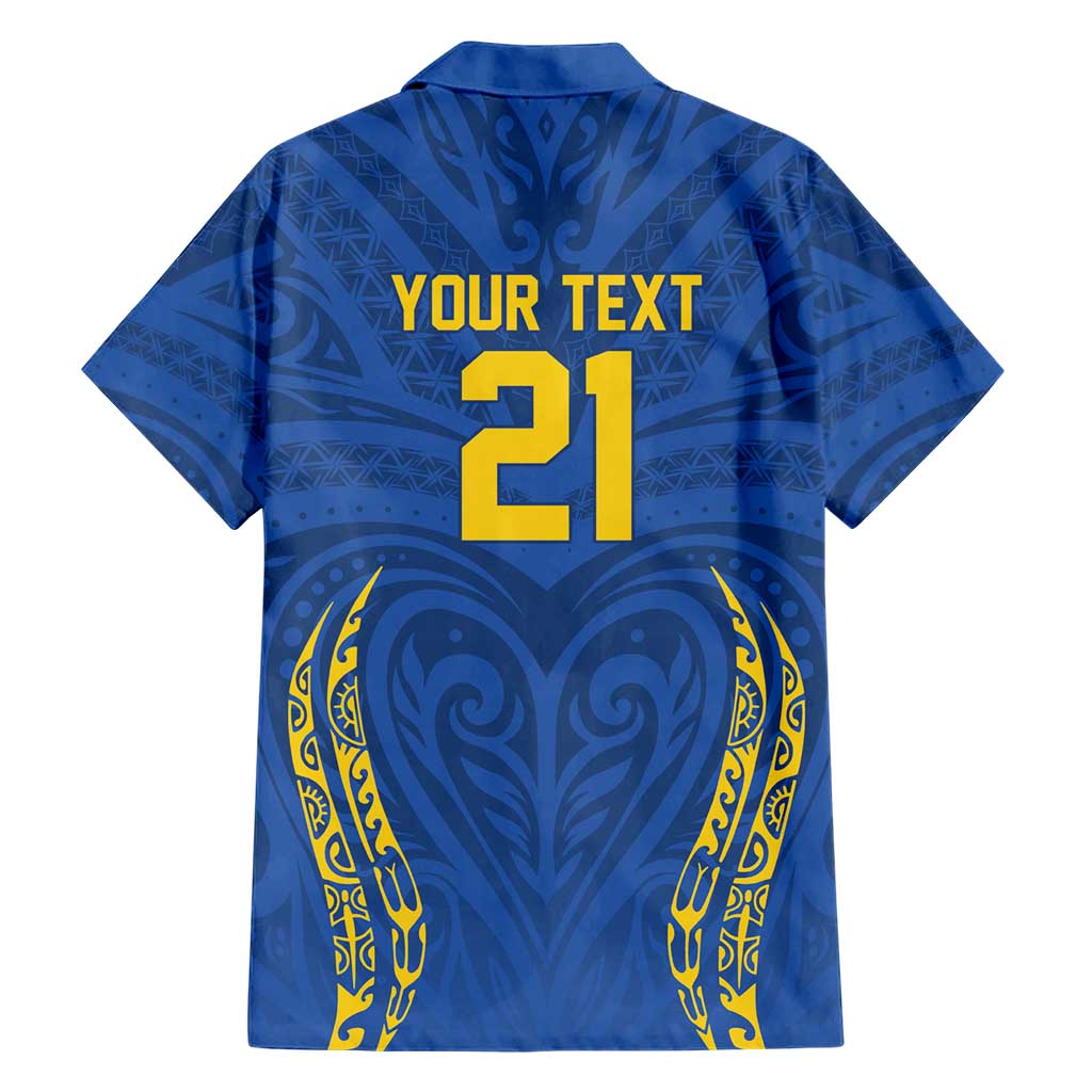 Custom Oceania Football Solomon Kings Hawaiian Shirt Polynesian Tribal Pattern LT9 - Polynesian Pride