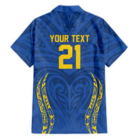 Custom Oceania Football Solomon Kings Hawaiian Shirt Polynesian Tribal Pattern LT9 - Polynesian Pride