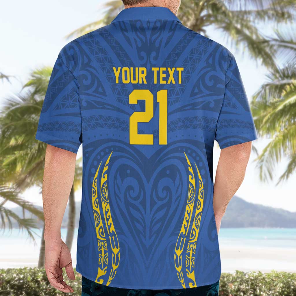 Custom Oceania Football Solomon Kings Hawaiian Shirt Polynesian Tribal Pattern LT9 - Polynesian Pride
