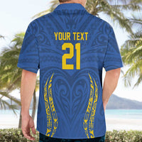 Custom Oceania Football Solomon Kings Hawaiian Shirt Polynesian Tribal Pattern LT9 - Polynesian Pride