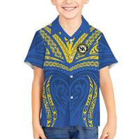 Custom Oceania Football Solomon Kings Hawaiian Shirt Polynesian Tribal Pattern LT9 - Polynesian Pride