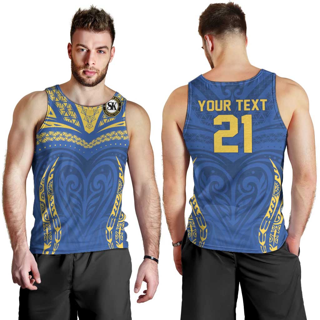 Custom Oceania Football Solomon Kings Men Tank Top Polynesian Tribal Pattern