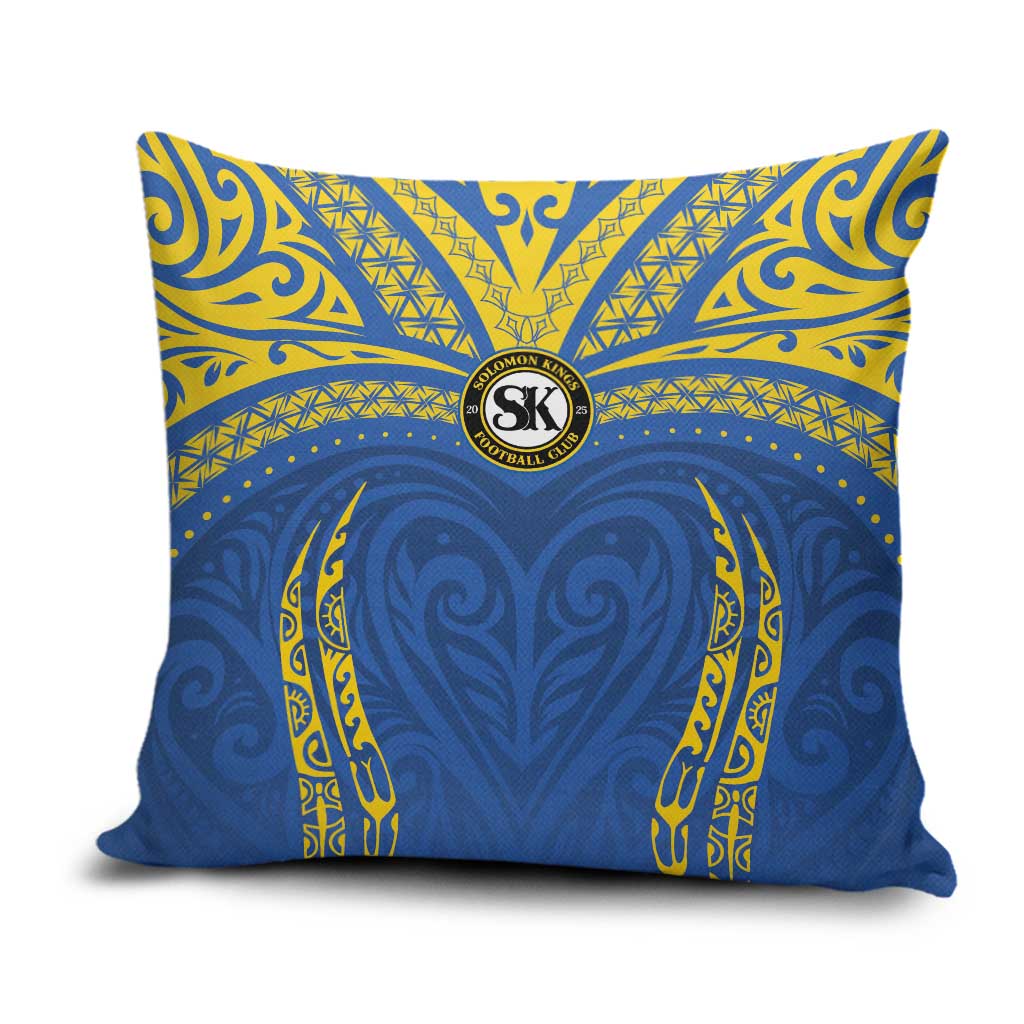 Oceania Football Solomon Kings Pillow Cover Polynesian Tribal Pattern