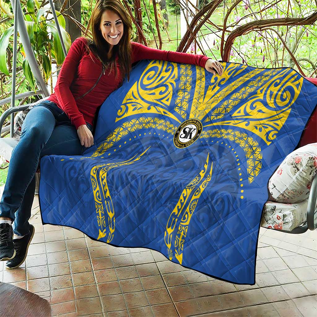 Oceania Football Solomon Kings Quilt Polynesian Tribal Pattern