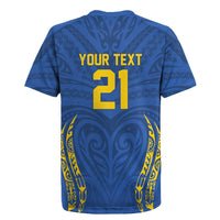 Custom Oceania Football Solomon Kings Rugby Jersey Polynesian Tribal Pattern