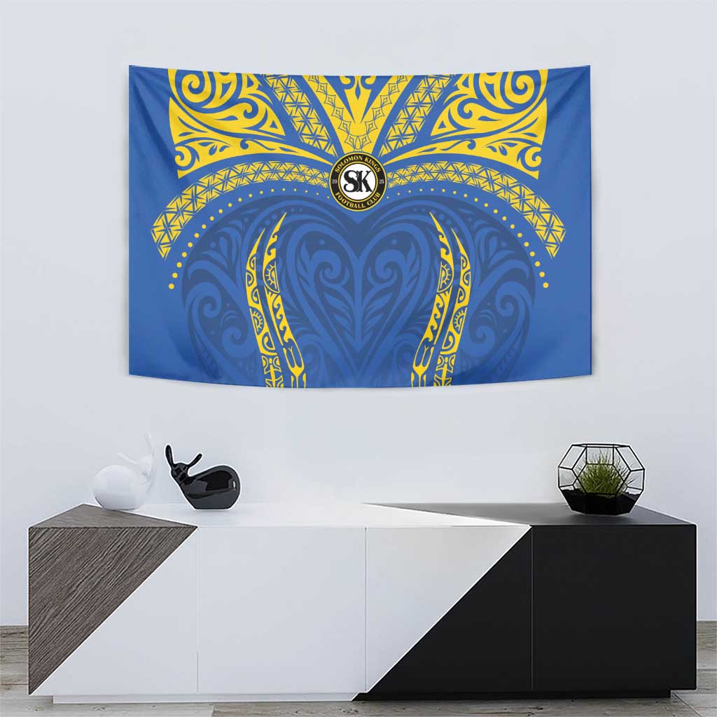 Oceania Football Solomon Kings Tapestry Polynesian Tribal Pattern