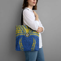 Oceania Football Solomon Kings Tote Bag Polynesian Tribal Pattern