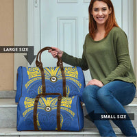 Oceania Football Solomon Kings Travel Bag Polynesian Tribal Pattern