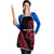 All Black Maori Tribal Tattoo Personalised Apron Classic Red Polynesian Style - Polynesian Pride