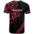 All Black Maori Tribal Tattoo Personalised T Shirt Classic Red Polynesian Style - Polynesian Pride