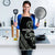 All Black Maori Tribal Tattoo Personalised Apron Moss Green Polynesian Style - Polynesian Pride