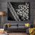 All Black Maori Tribal Tattoo Personalised Tapestry Stone Gray Polynesian Style - Polynesian Pride