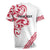 All White Maori Tribal Tattoo Personalised Rugby Jersey Classic Red Polynesian Style - Polynesian Pride