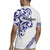 All White Maori Tribal Tattoo Personalised Rugby Jersey Dark Blue Polynesian Style - Polynesian Pride