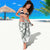 All White Maori Tribal Tattoo Personalised Sarong Moss Green Polynesian Style - Polynesian Pride