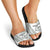 All White Maori Tribal Tattoo Personalised Slide Sandals Moss Green Polynesian Style - Polynesian Pride
