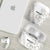 All White Maori Tribal Tattoo Personalised AirPods Case Stone Gray Polynesian Style - Polynesian Pride