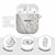 All White Maori Tribal Tattoo Personalised AirPods Case Stone Gray Polynesian Style - Polynesian Pride