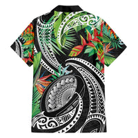Polynesian Pacific Rugby Tribal Family Matching Long Sleeve Bodycon Dress and Hawaiian Shirt Tropical Vibe LT9 - Polynesian Pride