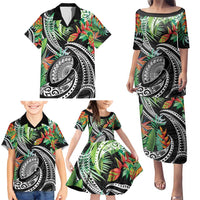 Polynesian Pacific Rugby Tribal Family Matching Puletasi and Hawaiian Shirt Tropical Vibe LT9 - Polynesian Pride