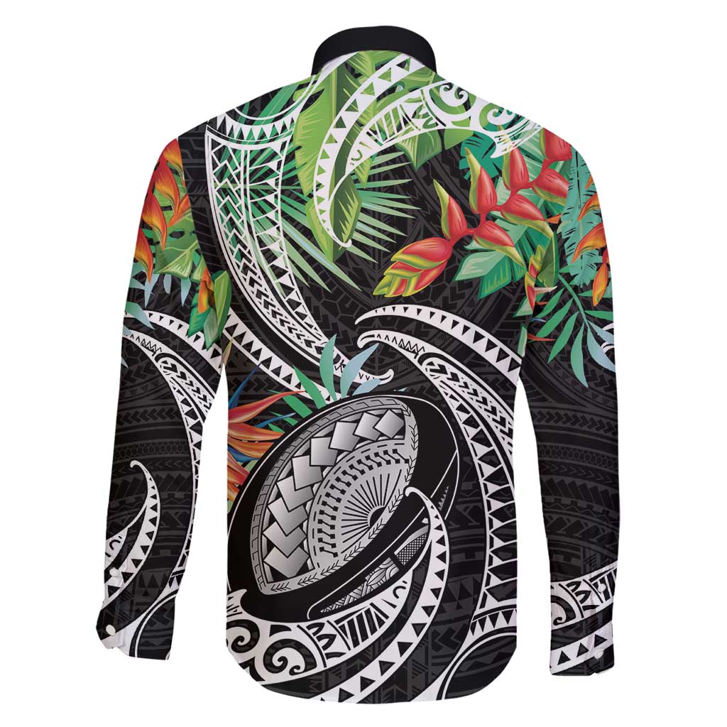 Polynesian Pacific Rugby Tribal Family Matching Puletasi and Hawaiian Shirt Tropical Vibe LT9 - Polynesian Pride