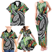 Polynesian Pacific Rugby Tribal Family Matching Tank Maxi Dress and Hawaiian Shirt Tropical Vibe LT9 - Polynesian Pride