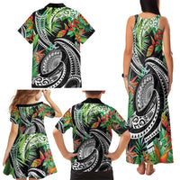 Polynesian Pacific Rugby Tribal Family Matching Tank Maxi Dress and Hawaiian Shirt Tropical Vibe LT9 - Polynesian Pride