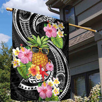 Hau'oli Makahiki Hou Garden Flag Aloha Pineapple Tropical Vibe LT9 - Polynesian Pride