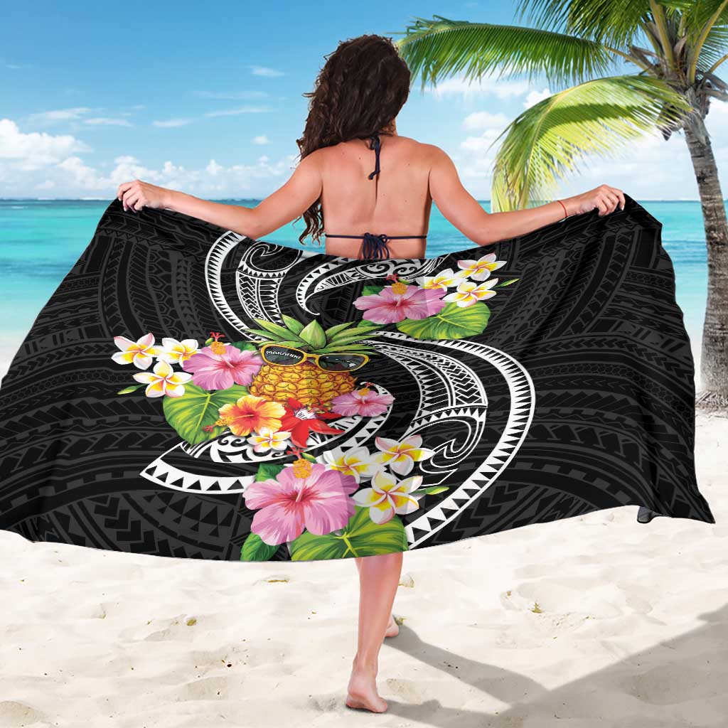 Hau'oli Makahiki Hou Sarong Aloha Pineapple Tropical Vibe LT9 - Polynesian Pride