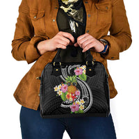 Hau'oli Makahiki Hou Shoulder Handbag Aloha Pineapple Tropical Vibe