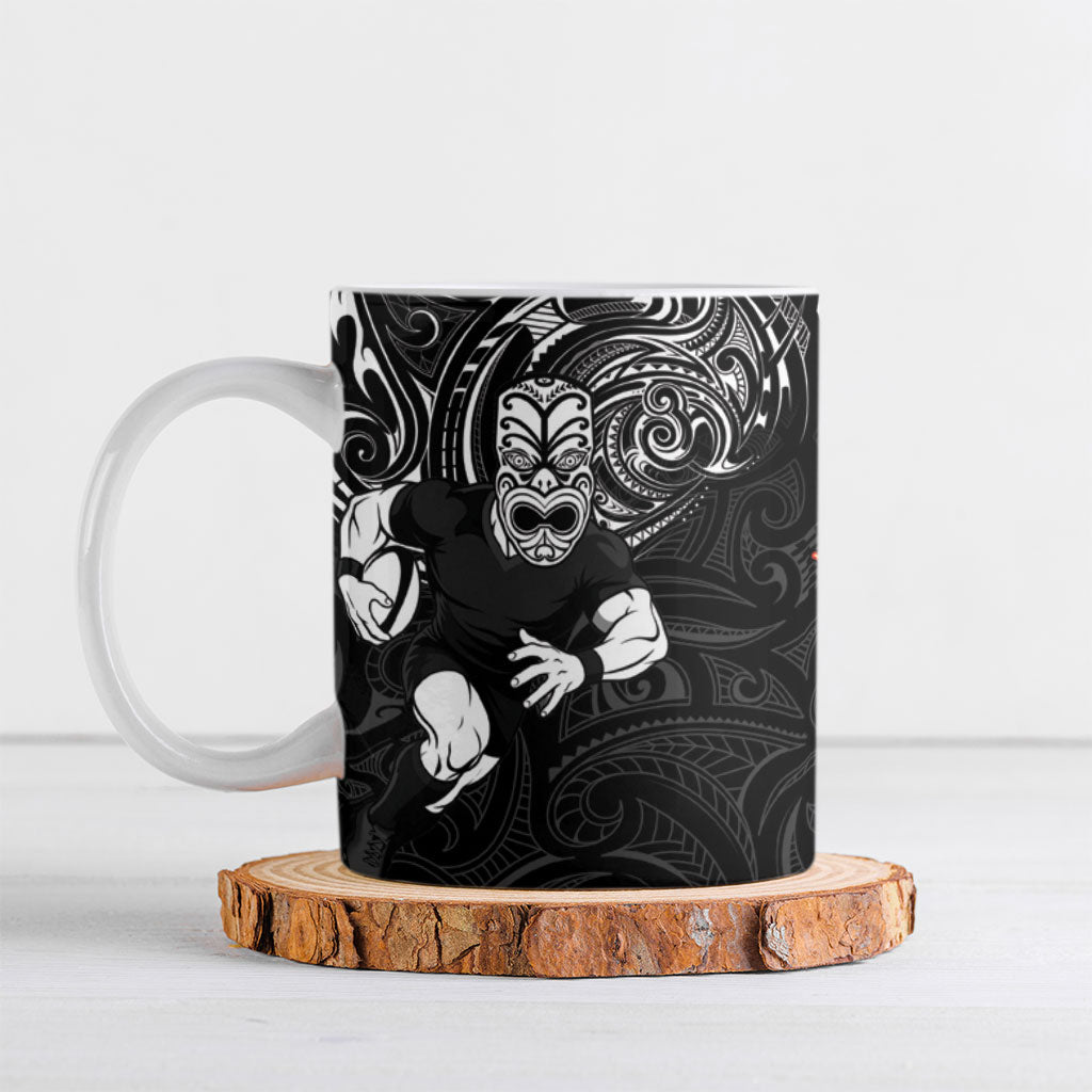 New Zealand vs South Africa Ceramic Mug Rugby Rivalry Two Nations One Battle