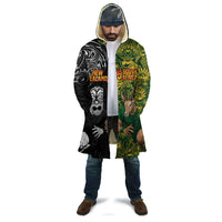 Custom New Zealand vs South Africa Cloak Rugby Rivalry Two Nations One Battle