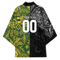 Custom New Zealand vs South Africa Kimono Rugby Rivalry Two Nations One Battle