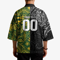 Custom New Zealand vs South Africa Kimono Rugby Rivalry Two Nations One Battle