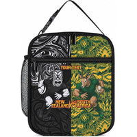 Custom New Zealand vs South Africa Lunch Bag Rugby Rivalry Two Nations One Battle