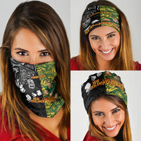 Custom New Zealand vs South Africa Neck Gaiter Rugby Rivalry Two Nations One Battle
