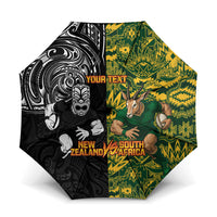 Custom New Zealand vs South Africa Umbrella Rugby Rivalry Two Nations One Battle