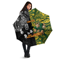 Custom New Zealand vs South Africa Umbrella Rugby Rivalry Two Nations One Battle