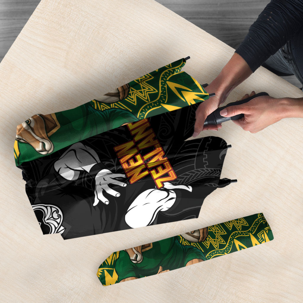 Custom New Zealand vs South Africa Umbrella Rugby Rivalry Two Nations One Battle
