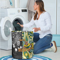 Custom Australia vs New Zealand Laundry Basket Rugby Rivalry Two Nations One Battle