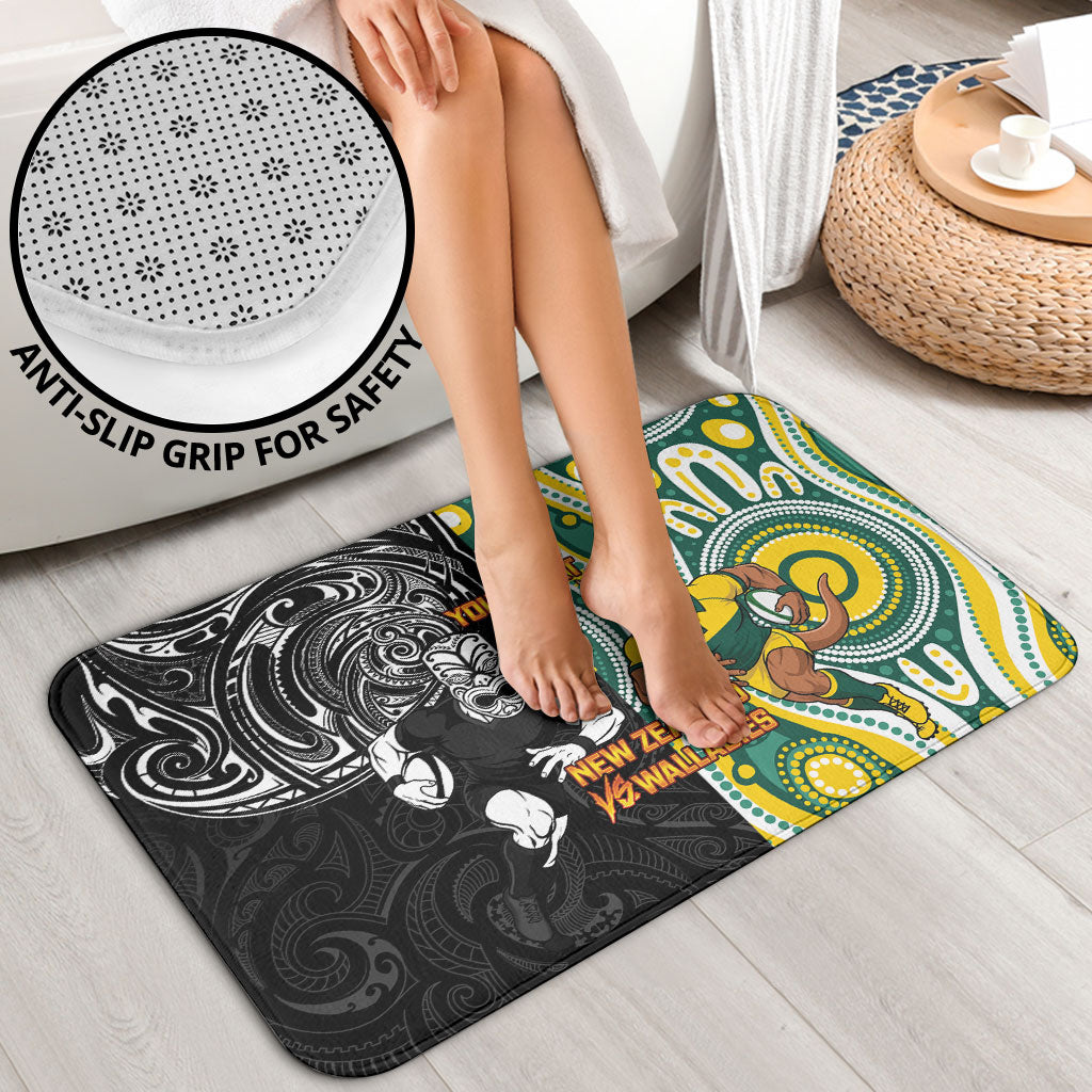 Custom Australia vs New Zealand Bathroom Set Rugby Rivalry Two Nations One Battle