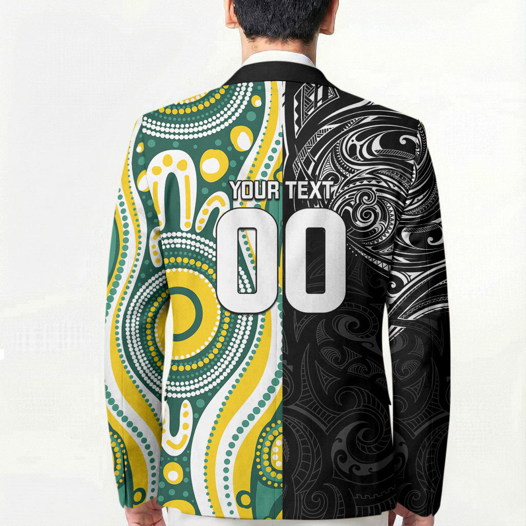 Custom Australia vs New Zealand Blazer Rugby Rivalry Two Nations One Battle