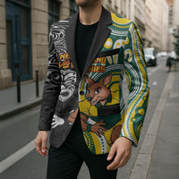Custom Australia vs New Zealand Blazer Rugby Rivalry Two Nations One Battle