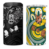 Australia vs New Zealand 4 in 1 Can Cooler Tumbler Rugby Rivalry Two Nations One Battle