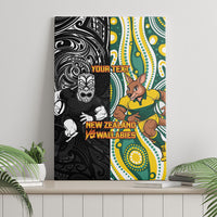 Custom Australia vs New Zealand Canvas Wall Art Rugby Rivalry Two Nations One Battle