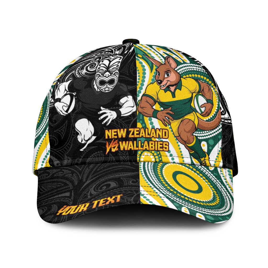 Personalised Australia vs New Zealand Classic Cap Rugby Rivalry Two Nations One Battle