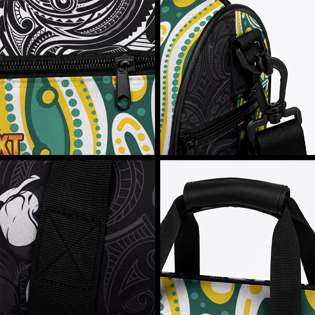 Custom Australia vs New Zealand Duffle Bag Rugby Rivalry Two Nations One Battle