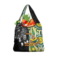 Custom Australia vs New Zealand Grocery Bag Rugby Rivalry Two Nations One Battle