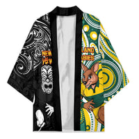 Custom Australia vs New Zealand Kimono Rugby Rivalry Two Nations One Battle