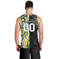 Custom Australia vs New Zealand Men Tank Top Rugby Rivalry Two Nations One Battle